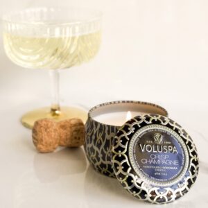 Crisp Champagne Mini Tin Candle