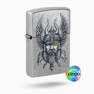 12_ebba8b81-681a-4568-ab81-ec96783e9d20.jpg Zippo Viking Warrior Design Windproof Lighter