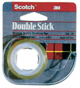 Scotch Double Stick Tape Clear .5x250 Permanent 136 Pack Of 12