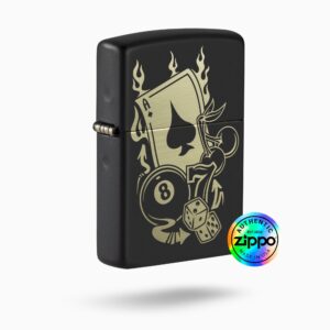 Zippo Gambling Design Windproof Lighter