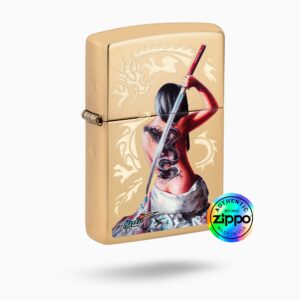 Zippo Mazzi® Dragon Girl Windproof Lighter