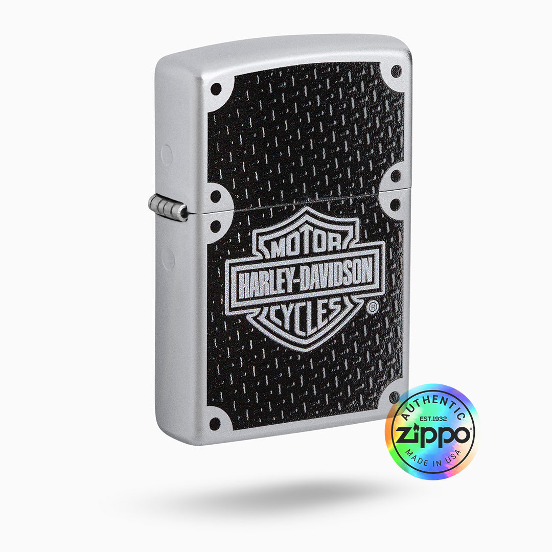 Zippo Harley-Davidson Carbon Fiber Design Windproof Lighter