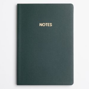 Deep Green Lined Pocket Notebook