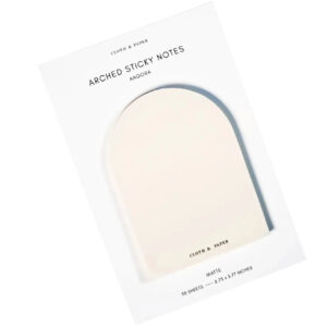Arched Sticky Notes - Angora