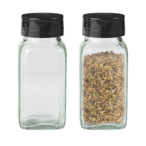 Glass Spice Jars - 2 Count