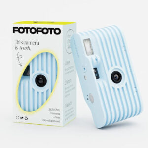 Blue "Atlas" Sustainable Disposable Camera