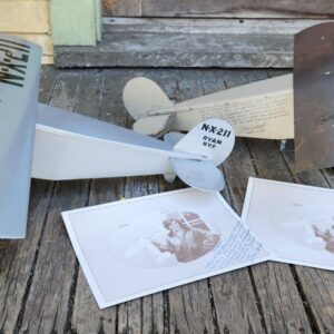 Lot Of 2 COWDERY Toy Works Spirit Of St Louis Toy Airplane 9/50 Prototype Signed