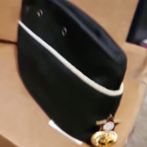 Russian Navy Uniform Black Pilotka Hat Cap Soviet USSR Red Star Army Badge