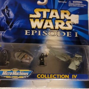 STAR WARS MICRO MACHINES EPISODE 1 COLLECTION 4 1998  NEW SEALED