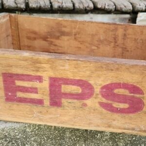 57_0a21c5e6-2f45-4c08-9ecb-4eeb4e79da49.jpg Vintage Pepsi-Cola Crate Box Yellow Wood Blue from Cincinnati Ohio