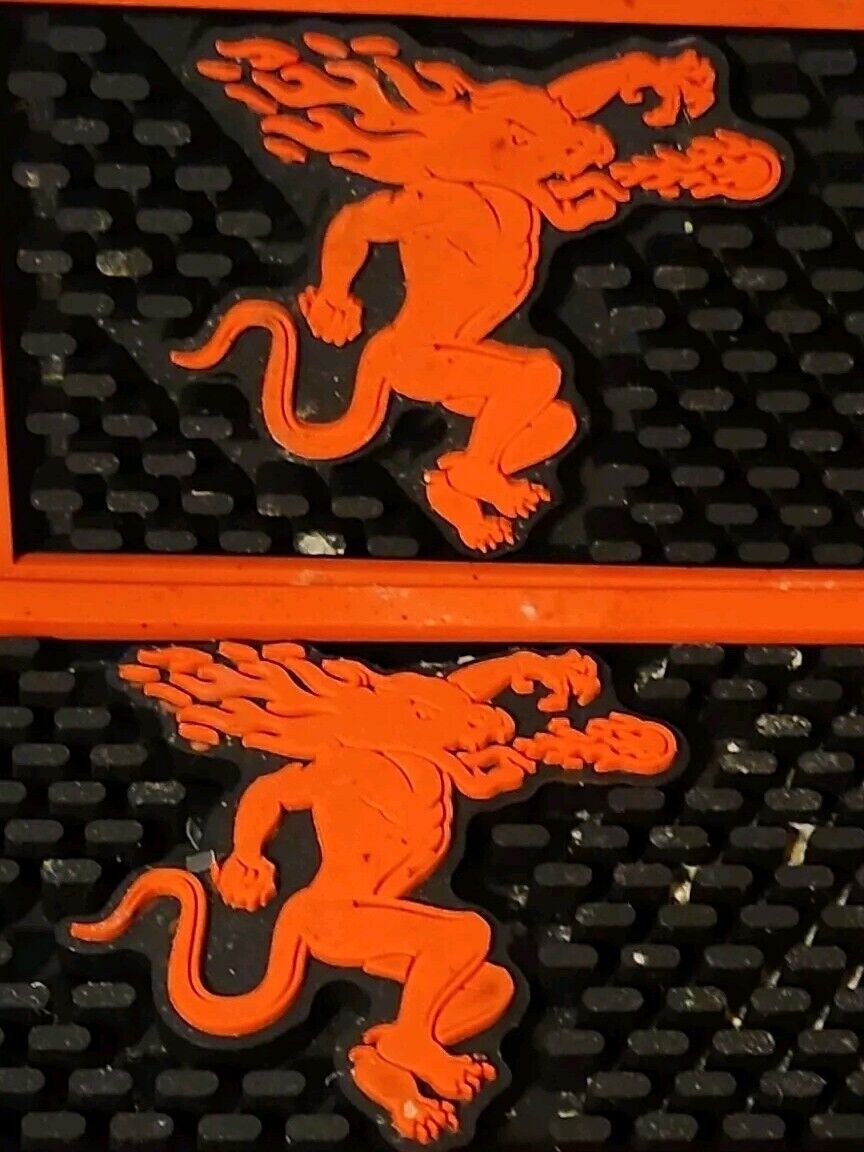 Fireball Whisky Rubber Bar Mat Tastes Like Heaven Man Cave Bar Decor