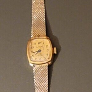 Vtg. 1960's Dufonte By Lucien Picard Women's Wrist Watch Works Keeps Time