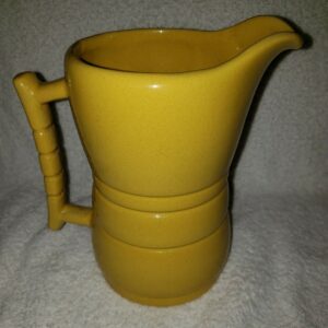 Vintage Frankoma Pottery 7.5" PITCHER # 26D Plainsman Desert Gold, MCM Western