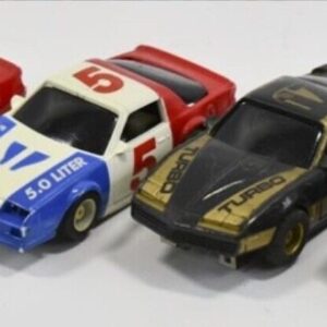 Lot Of 4 Vintage TYCO Cars Chevy Z28 Camaro HO Firebird Slot Cars