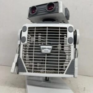 Vintage 1980s Robeson Robo Fan Robot Oscillating Table Fan Space Working