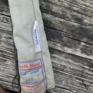 Vintage South Bend Fiberglass Fly Rod with Canvas Case 3370 9 Foot Nice