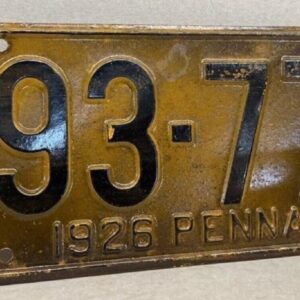 57_2feeaf52-f914-483c-b0d6-b0d144b220c1.jpg Pennsylvania 1926 Truck License Plate Vintage Man Cave Garage Decor Collector