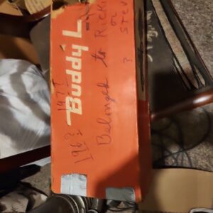 VINTAGE 1960'S BUDDY L  Big H RACE TEAM ~ BOX ONLY!