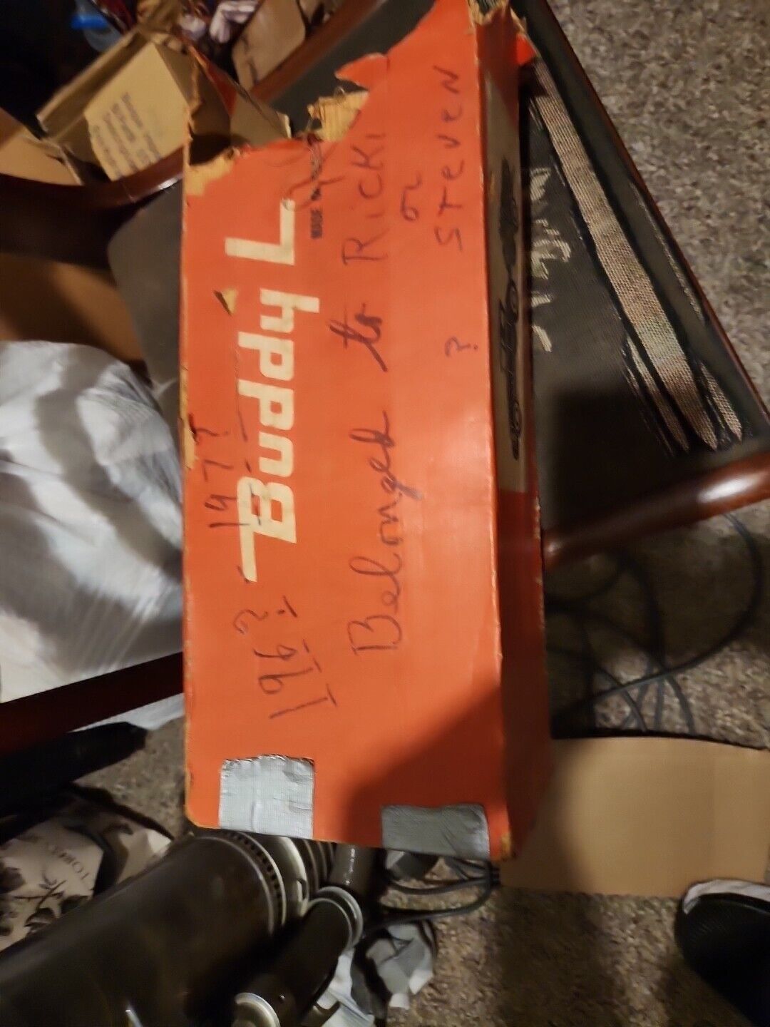 VINTAGE 1960'S BUDDY L Big H RACE TEAM ~ BOX ONLY!