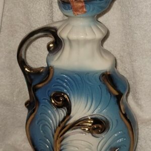 VINTAGE BEAMS 180 MONTHS WHISKEY DECANTER WITH MIRROR IN ORIGINAL 1975 Cool Deco