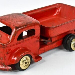 Vintage RICHMOND PRESSED STEEL MODEL TOY TRUCK DUMP TRUCK 1940's