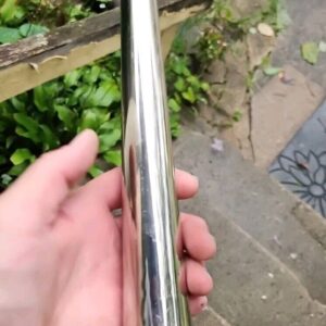 Vintage Elkhart "Fire Hose Nozzel" nickel plated 13"