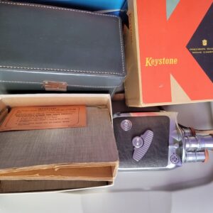 Keystone K-48 Bel Air Magazine 8MM Movie Camera W/Case UNTESTED original box wow