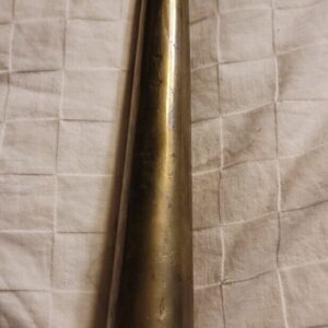 Vintage 12" Tapered Solid Brass Fire Hose Nozzle 2¼" Base Firefighter First