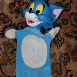 Vintage Mattel Tom & Jerry Hand Puppet Toy 1965 (TOM ONLY)