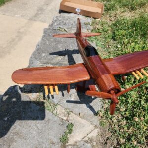 57_4020f4ff-ddf7-43c3-b50a-07e51df97924.jpg F4U Corsair High detail Wooden Model Airplane Mahogany Wood