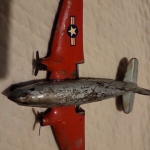 VINTAGE Wyandotte TIN TOY PLANE NICE  473-F