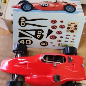 Vintage Faracars France Indianapolis Turbine Car STP, In Box, Decals 1967 Race