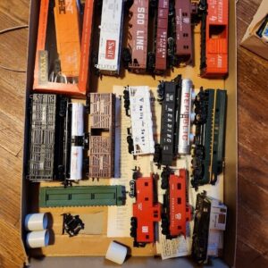 Vtg. Lot Of 17  Brands HO Scale Train Cars - Shells / Parts Pennsylvania Engine