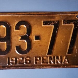 57_5304efa0-4a94-485b-b6b7-4485b23b8d89.jpg 1926 Pennsylvania License Plate 693 771
