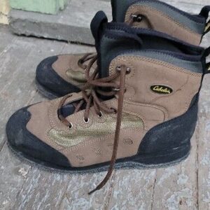 Cabela's ULTRALIGHT Felt Sole WOMEN'S WADING/FISHING BOOTS Size 15 L #83-0214