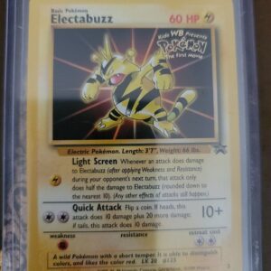 57_5b59324c-86ed-4683-b0e6-26ea282698ab.jpg Electabuzz - Black Star Promo - #2 - EXCELLENT Condition Movie Pokemon Card