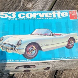 Vintage AMT 1953 Corvette 1/25 Scale Model Kit T310 Stock or Custom