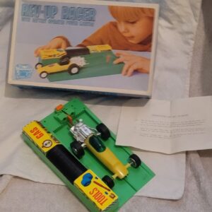 Vintage 1971 AMC REV-UP RACER Set Battery Operated Friction Pit Stop with Box