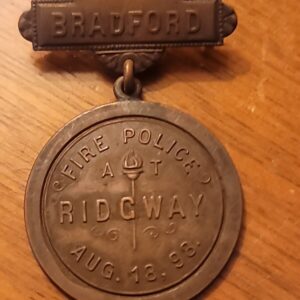 Vintage Antique Volunteer Fire Department Pennsylvania - Cc Penfold 1898
