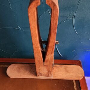 Antique Stitching Pony Horse Clamp Leg Vise Rustic Primitive Woodworking Signed