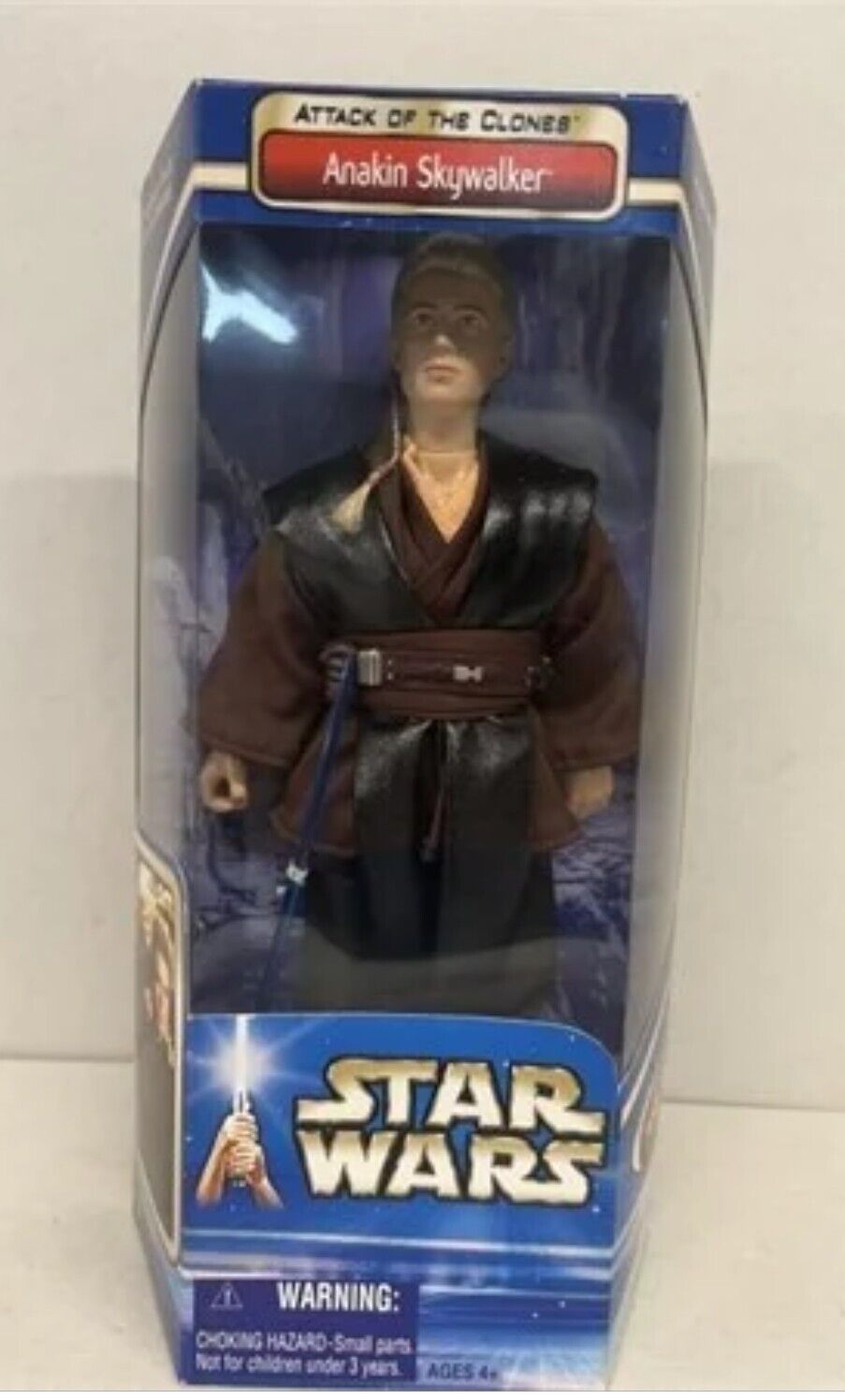 2002-HASBRO-STAR WARS-ATTACK OF THE CLONES-12" ANAKIN SKYWALKER -ACTION FIGURE