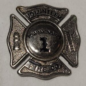 Antique Towamensing Pennsylvania Badge Fire Department  FDNY C.G. Braxmar 925