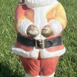 Vintage 1950's Era BECO SANTA  33" Christmas Blow Mold Light up
