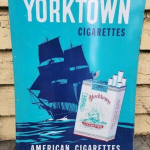 VINTAGE YORKTOWN SIGN CIGARETTE. Advertising  See Pictures 14.5" Long