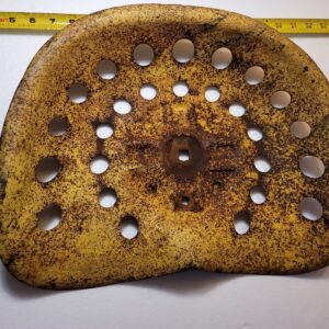 Vintage Antique Original John Deere Tractor Seat Only Barn Find Yellow Decor