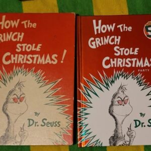 1957 HOW THE GRINCH STOLE CHRISTMAS! by Dr. Seuss First Ed Hardcover + 50th Anni
