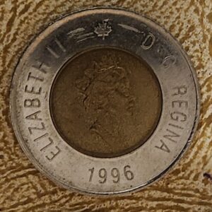 Canada 1996 Toonie Canadian $2 Dollars Twoonie Two Dollar