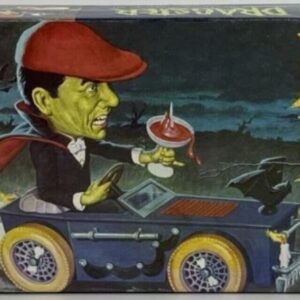 Vintage 1964 Aurora Plastic Model Kit Monster Dracula's Dragster Minty Box Only