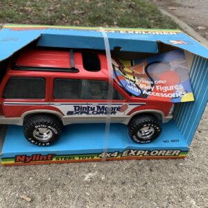 1992 Nylint Steel Toys 4x4 Ford Explorer Metal Muscle Made in USA 6833 Large Red