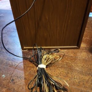 Vintage 1970s GTE SYLVANIA AIR SUSPENSION SPEAKER SYSTEM SA-5080 8 OHMS Works